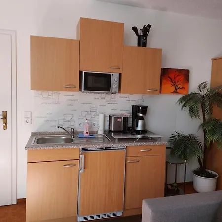 Apartment Bluetenstadt Werder Im Souterraine Buitenkant foto