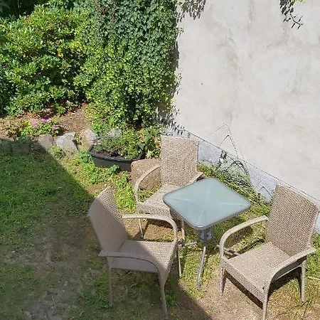 Apartment Bluetenstadt Werder Im Souterraine Buitenkant foto